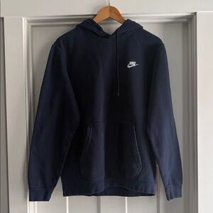 Nike Men's Dark Blue Hoodie